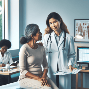 mujeres yendo al medico